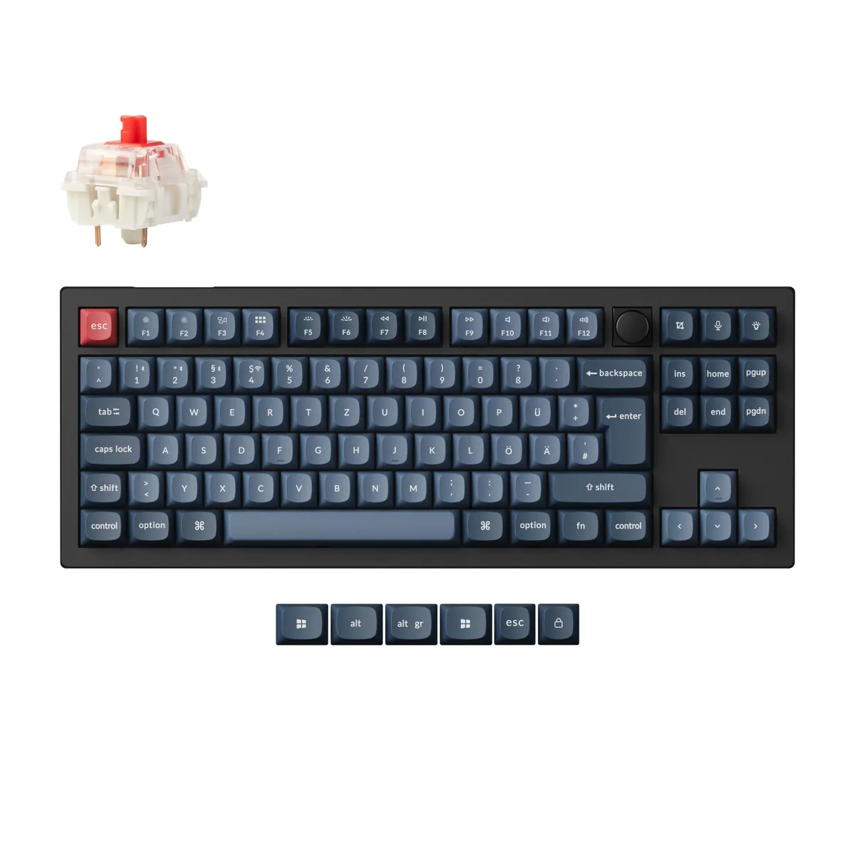 Keychron V3 Max Qmk Via Wireless Custom Mechanical Keyboard Iso Layout Collection