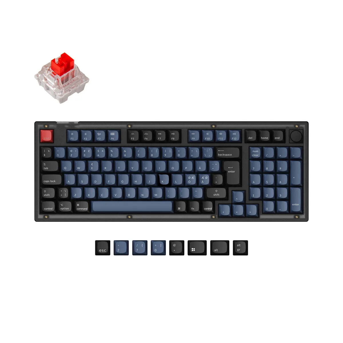Keychron V5 Qmk Custom Mechanical Keyboard Iso Layout Collection