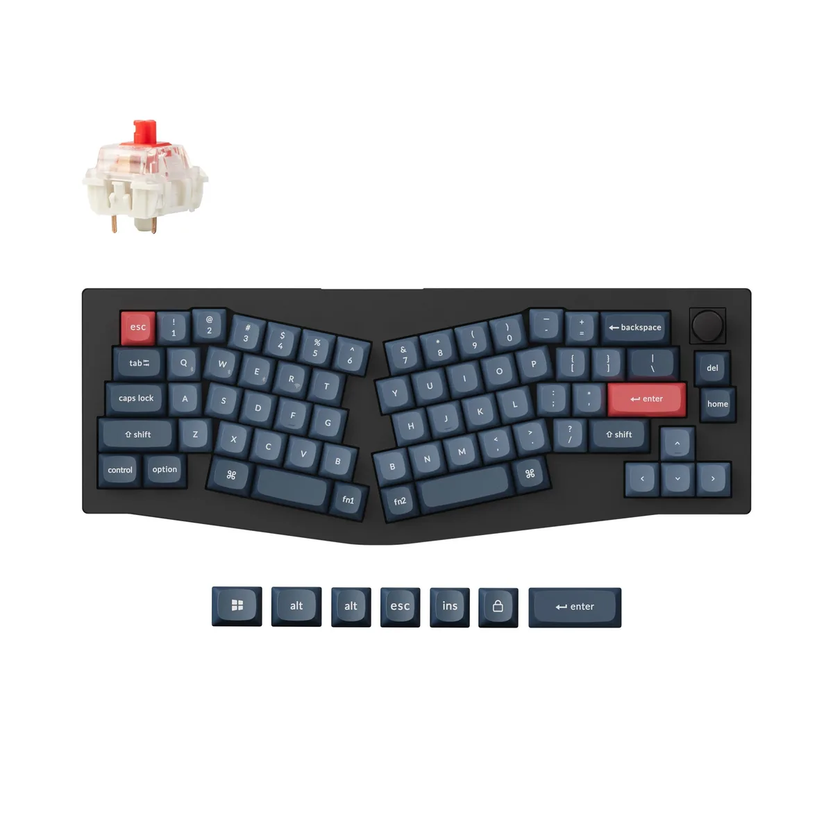Keychron V8 Max Alice Layout Qmk Custom Mechanical Keyboard