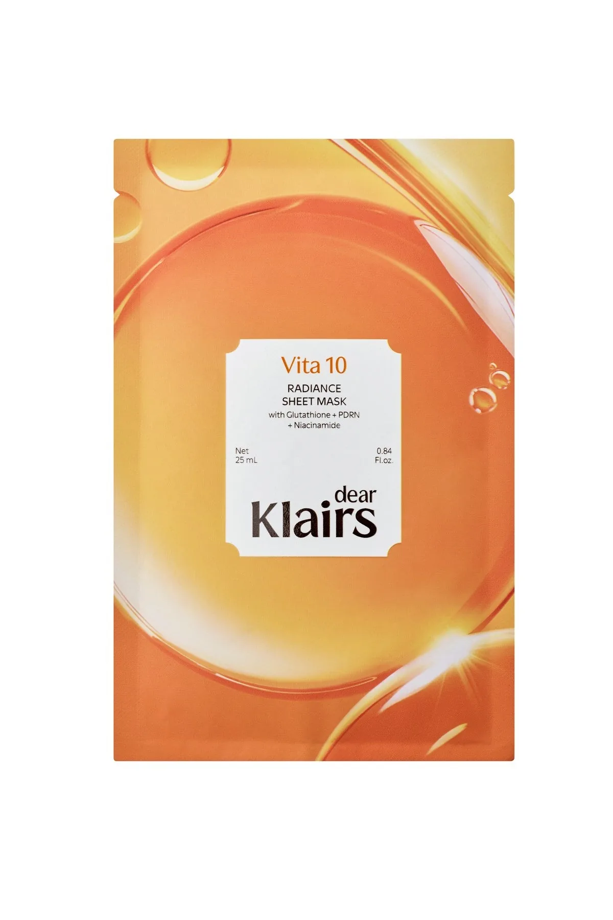 Dear Klairs Vita 10 Radiance Sheet Mask