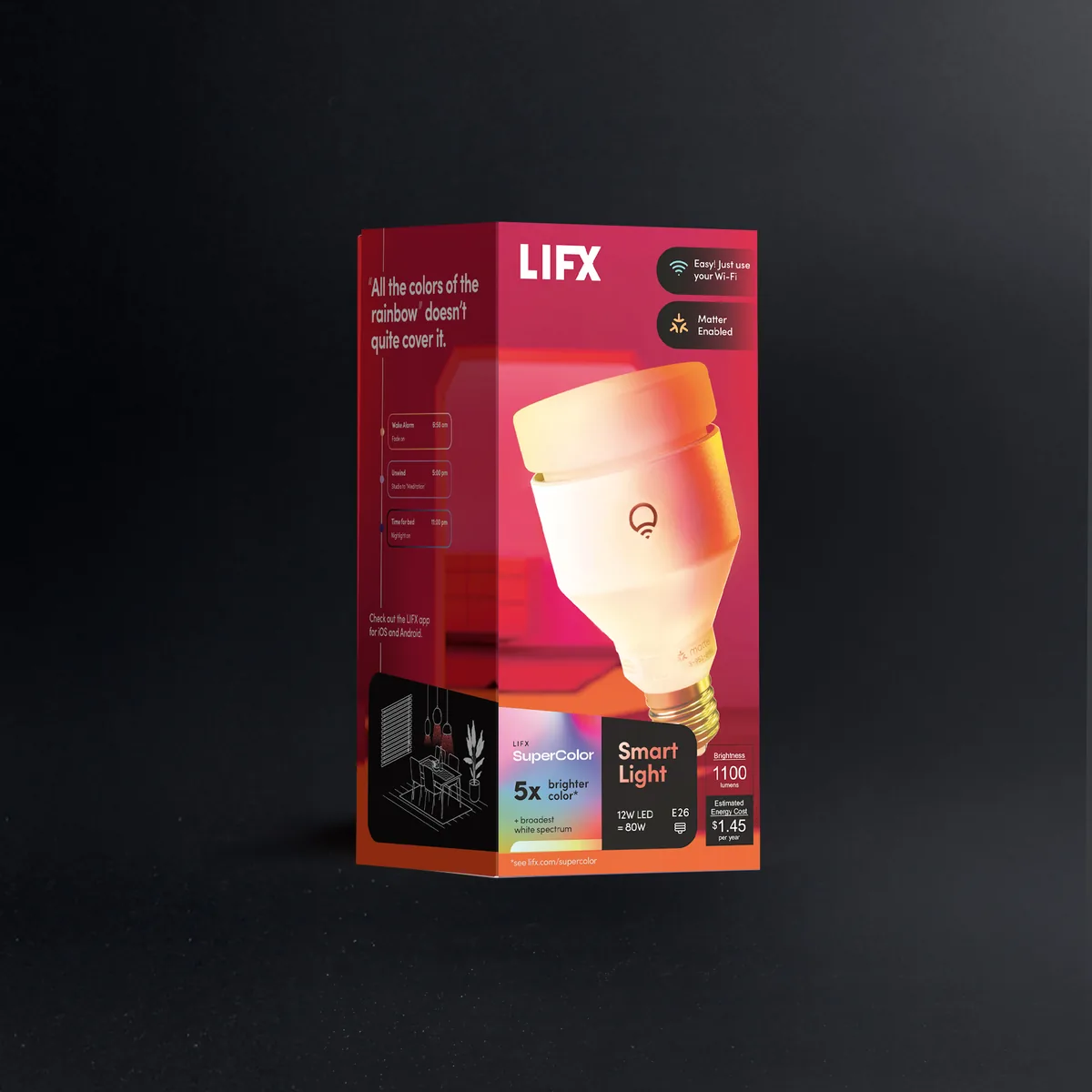 LIFX SuperColor Smart Light 1-Pack - 1100 Lumens
