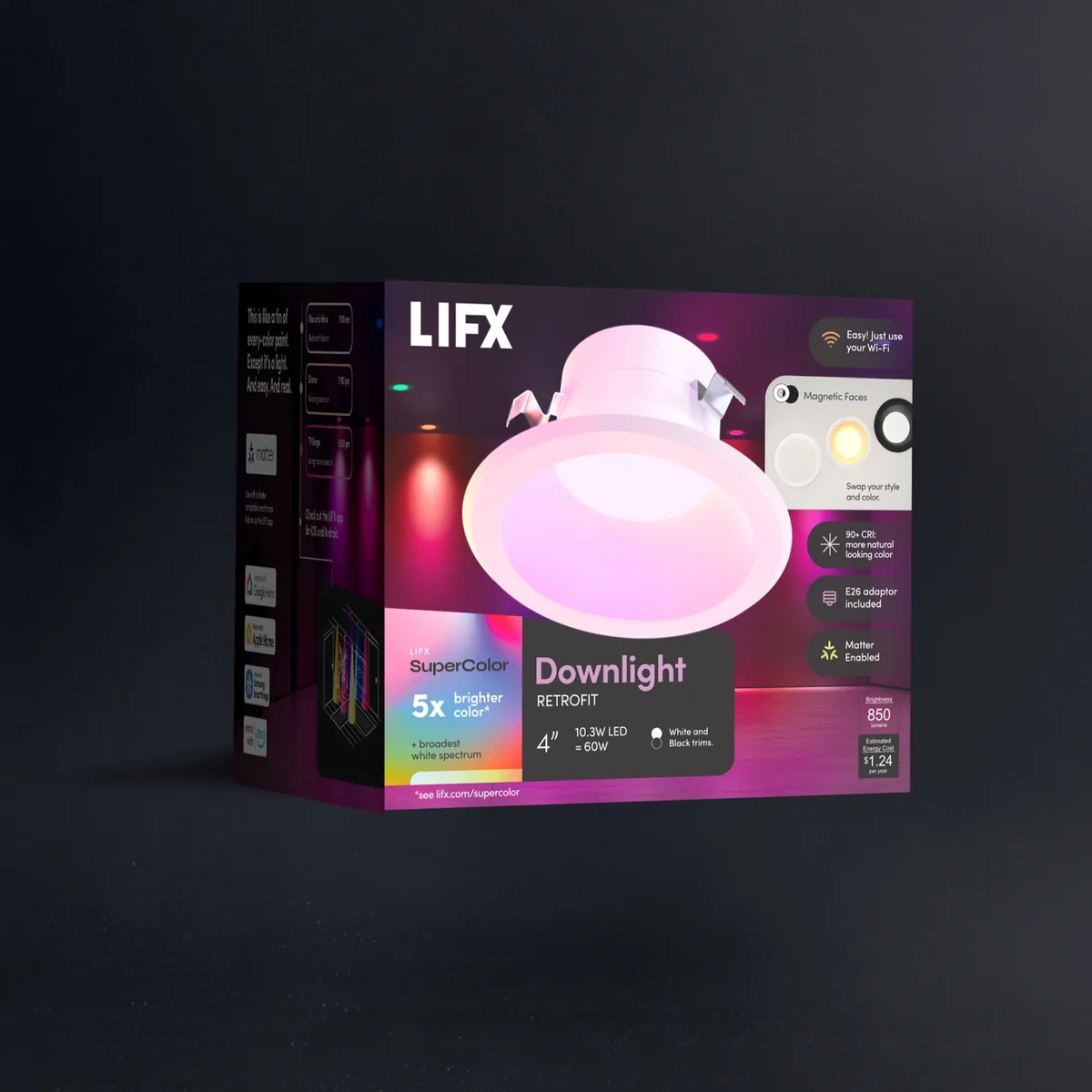 LIFX SuperColor 4" Downlight Retrofit - 850 Lumens