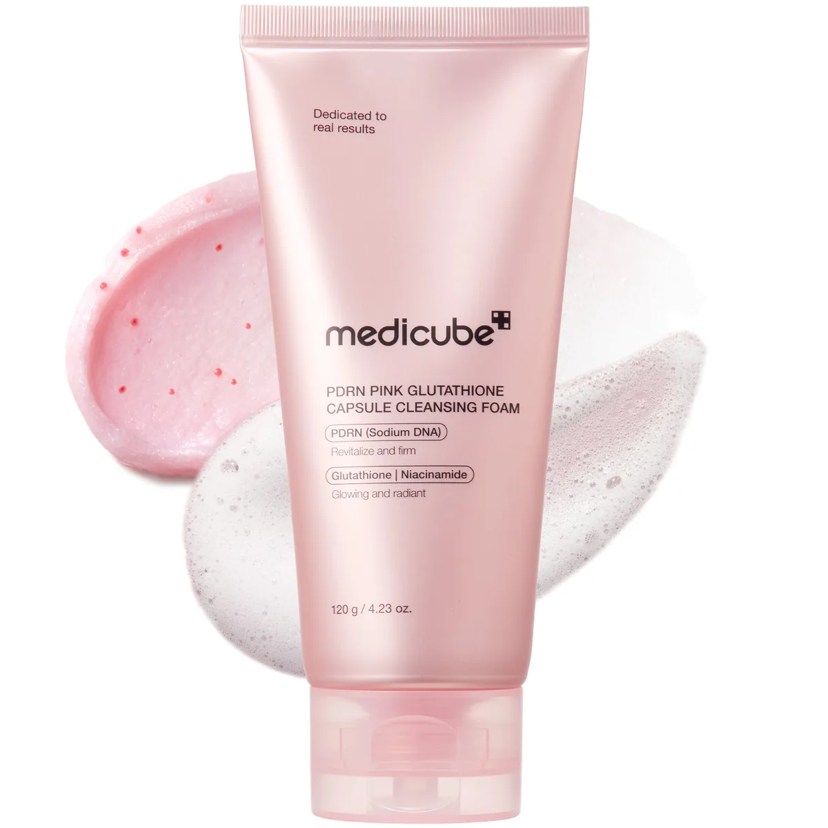 PDRN Pink Glutathione Capsule Foam Cleanser