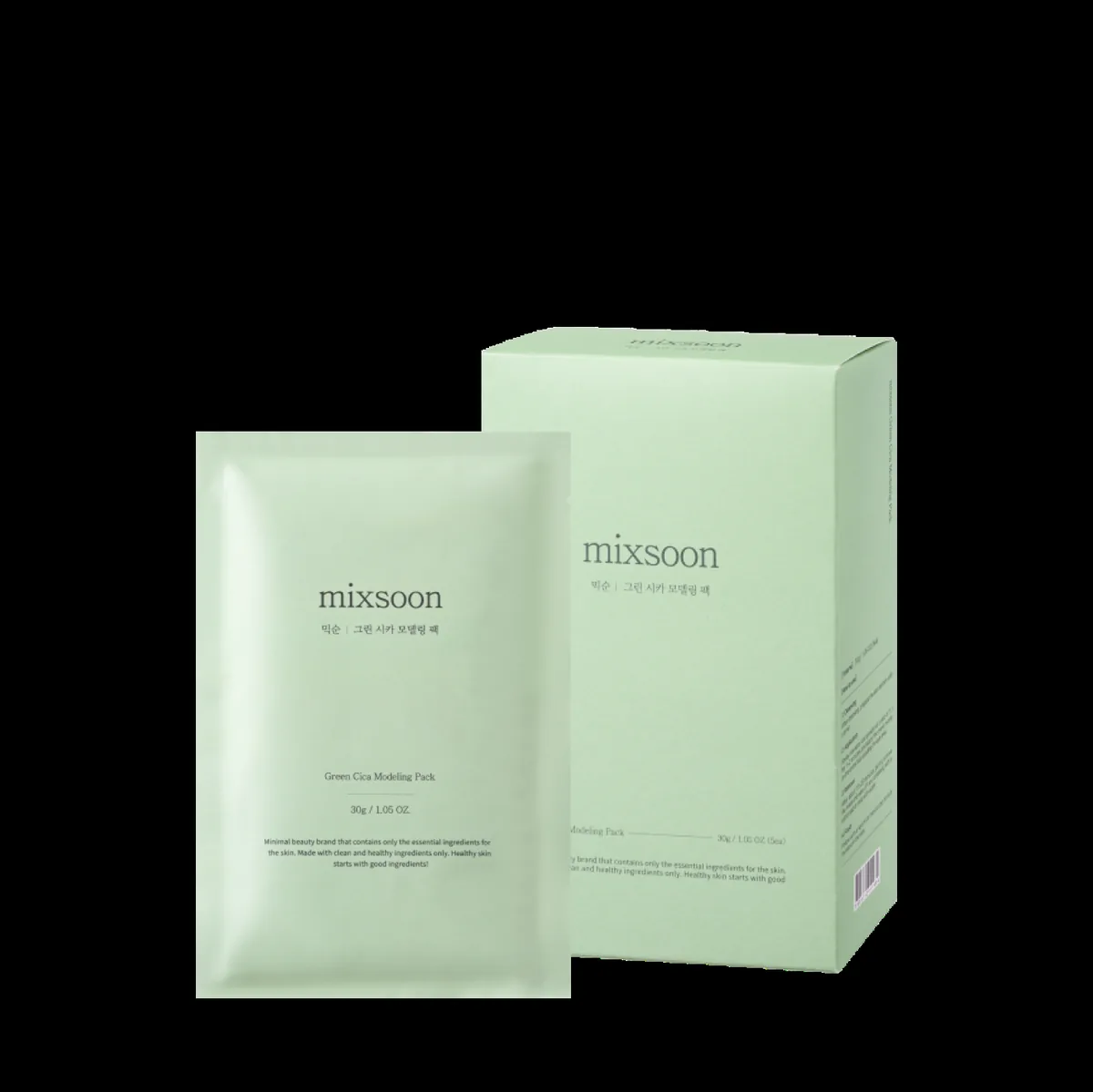 mixsoon Green Cica Modeling Face Mask 5ea