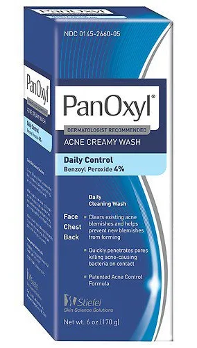 PanOxyl Acne Creamy Wash 4% BP