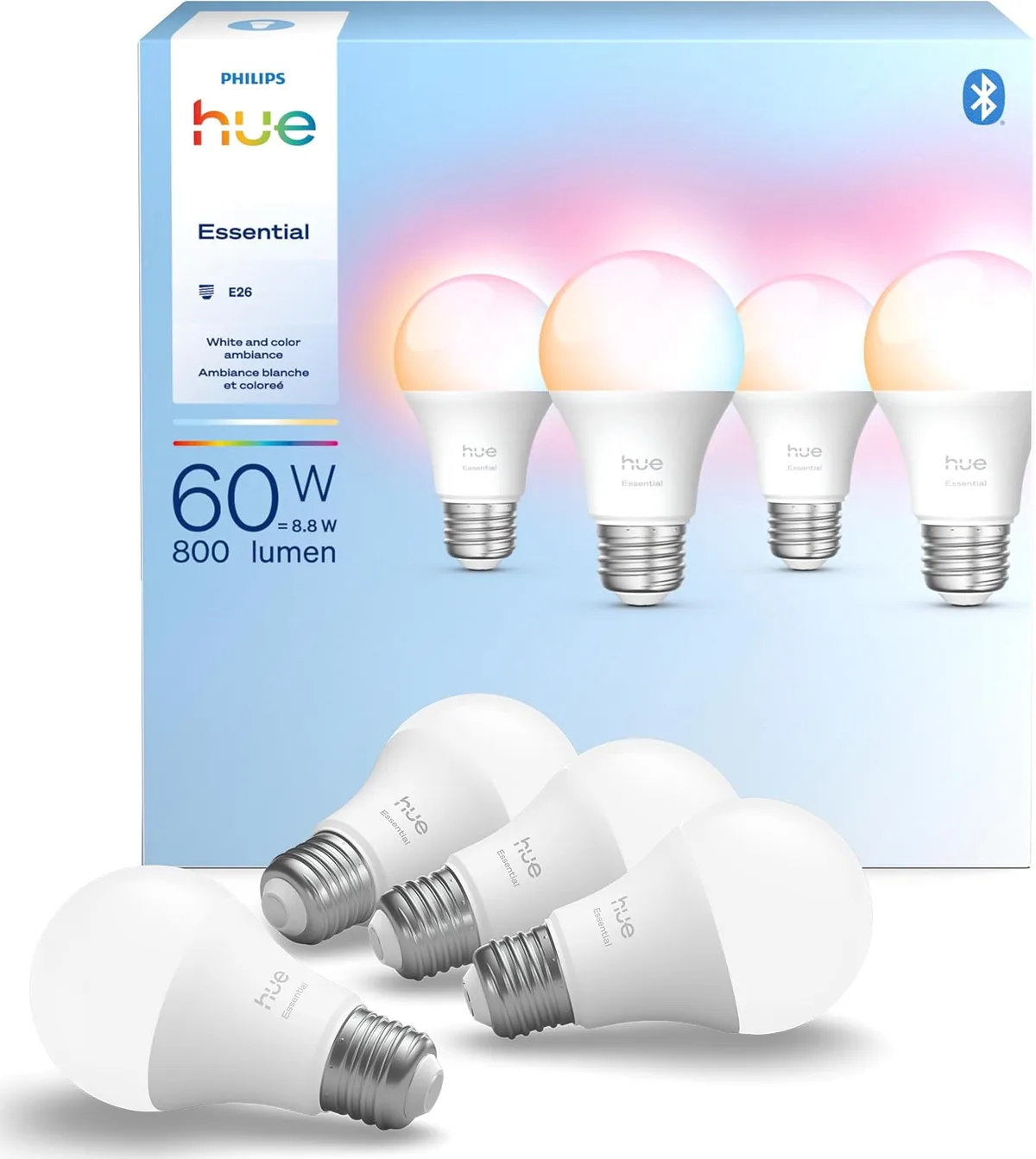 Philips Hue White and Color A19 4th Gen