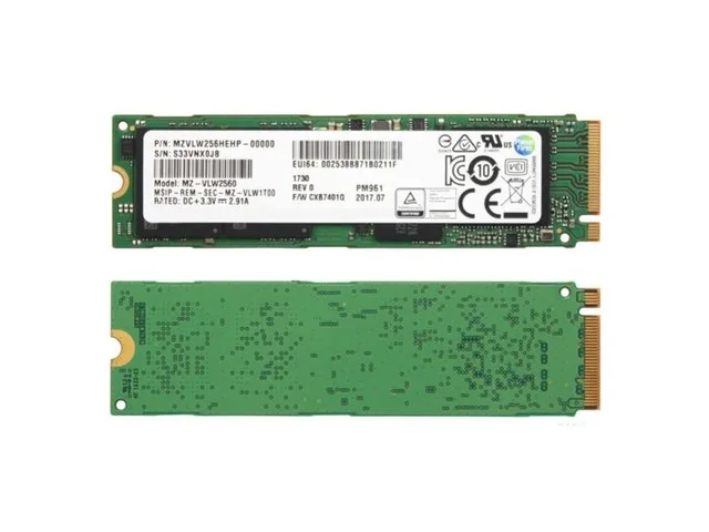 Samsung PM981a PCIE NVME 256GB