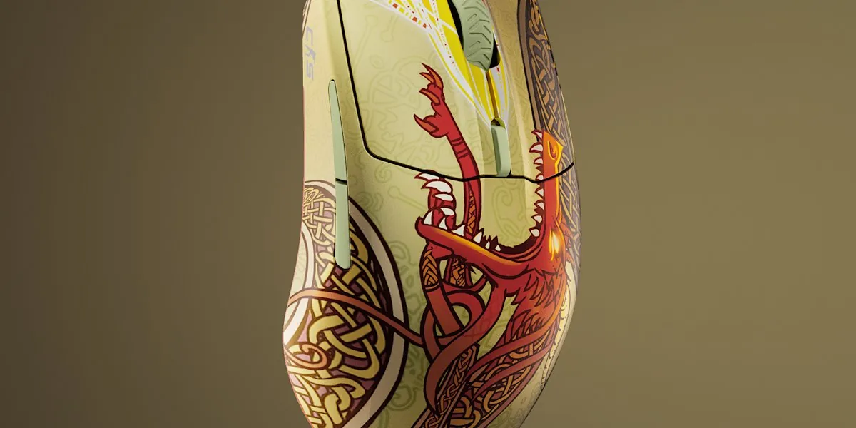 SteelSeries Wireless Gaming Mouse CS2 Dragon Lore Edition